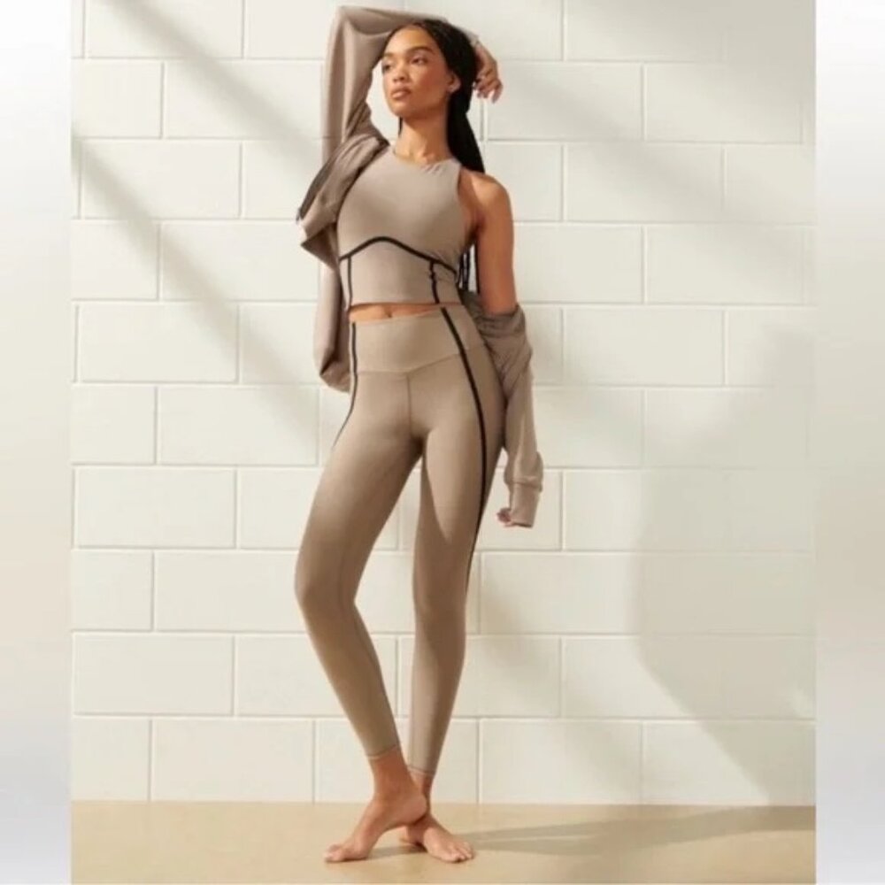 YPB High-Neck Corset Slim Tank + Legging Set